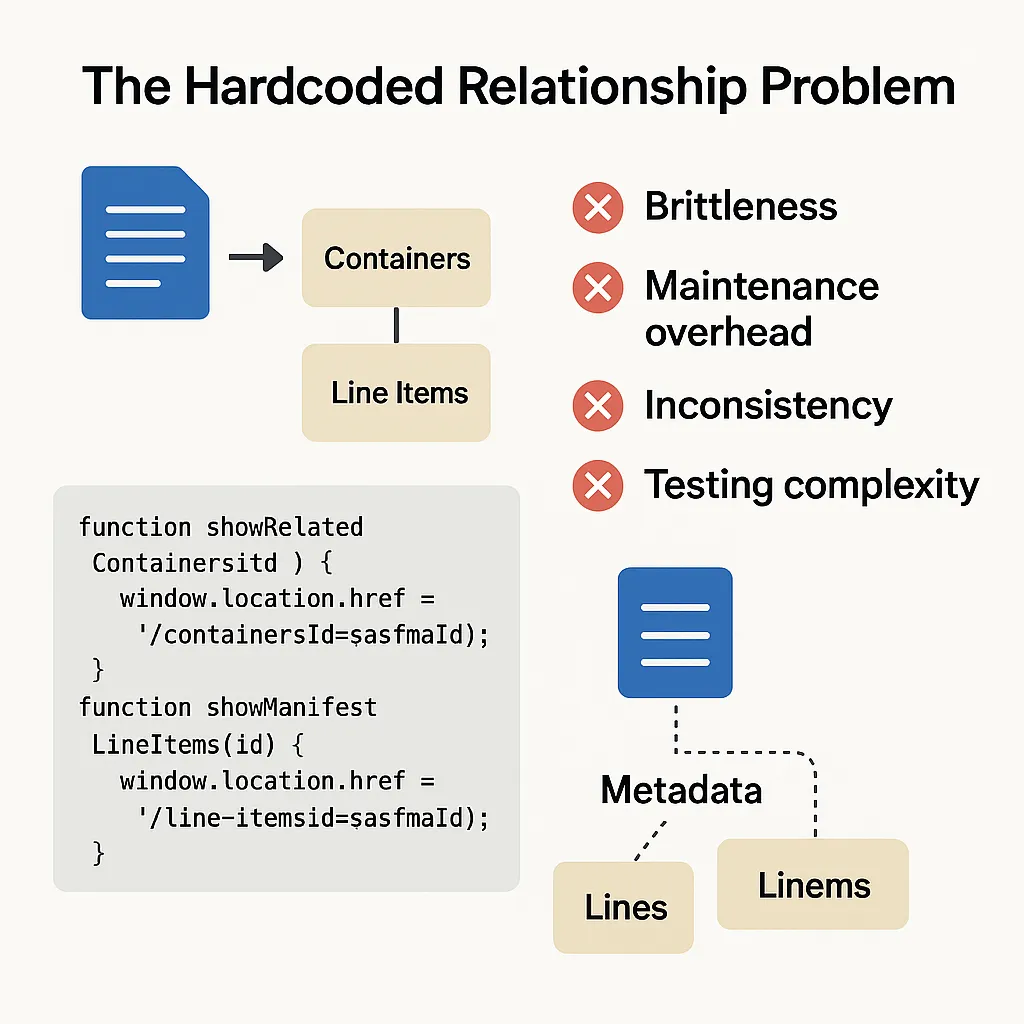Hardcoded Relationship Challenges